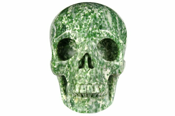Realistic, Polished Hamine Jasper Skull #151012